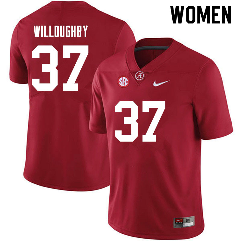 Women #37 Sam Willoughby Alabama Crimson Tide College Football Jerseys Sale-Black